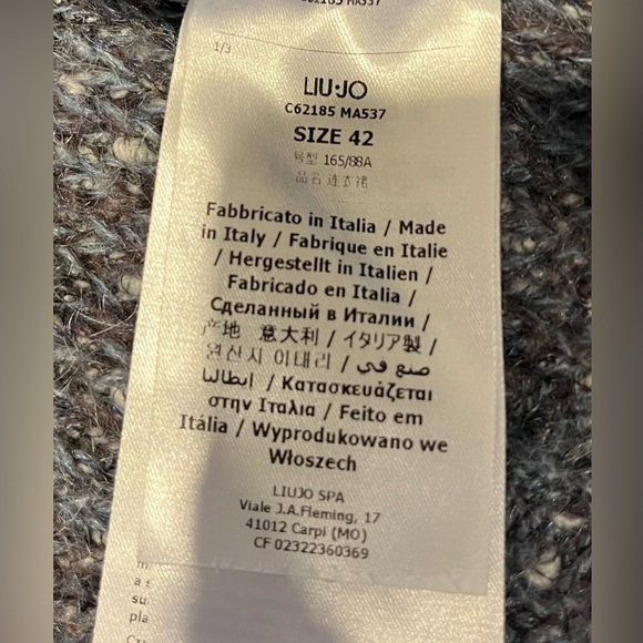 📍 Liu-Jo knitted  dress, wool & mohair blend, size 42, - Picture 3 of 11